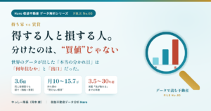 持ち家 vs 賃貸、得する人と損する人を分けたのは買値じゃない
